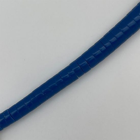 Picture of Block Dark Blue Graduated Heishi Beads 5-10mm, 16" Length