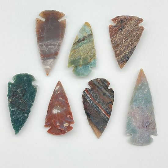 Picture of 2" Assorted Stone Arrowhead