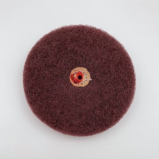 Picture of Medium Satin Finish Buffing Wheel 6 Inch x 2 Ply