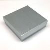 Picture of Silver Cotton Filled Gift Box 3 1/2 x 3 1/2 x 1 Inch