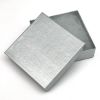 Picture of Silver Cotton Filled Gift Box 3 1/2 x 3 1/2 x 1 Inch