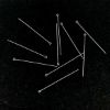 Picture of Sterling Silver Eye Pins, 2" x 0.025"/22 Gauge Wire, Sold per pkg of 10