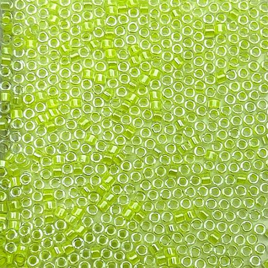 Picture of Delica Size 11 Seed Beads, Luminous Limeade Neon - Dyed