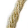 Picture of Size 13 Cut Czech Seed Bead, Opaque Pearl Ceylon, Sold by the Hank
