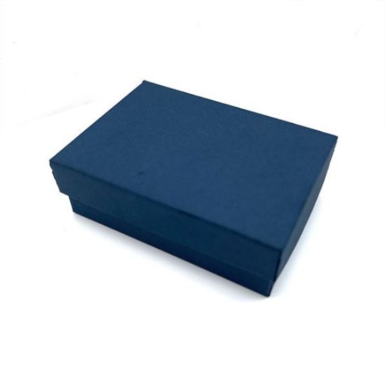 Picture of Navy Blue Cotton Filled Gift Box 3 1/16 x 2 3/25 x 1 Inch