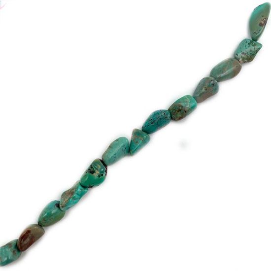 Picture of Stabilized Turquoise Chip Beads 3-5mm, 16" Strand