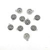Picture of Silver Plated, 15mm Ganado Concho Charm, 10 Charms