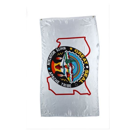Picture of Satin Heritage White Mountain Apache Flag 3x5'