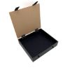 Picture of Black Half Size Tray with Acrylic Lid, 7-1/4" x 8-1/4" x 1-1/2" H