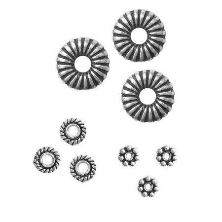 Picture for category Silver Plated Spacer Beads