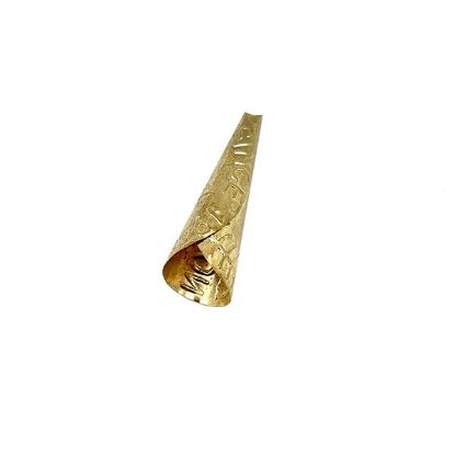 Picture of Gold Color Child Jingle Cones<br />10 Cones