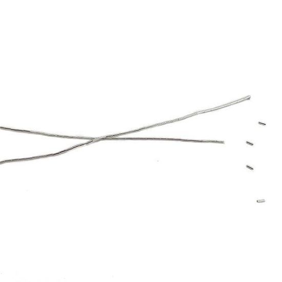 Picture of Heishi Sterling Silver 0.004x1/16 Inch Super Small Plain<br />Approximately 6803 Pieces