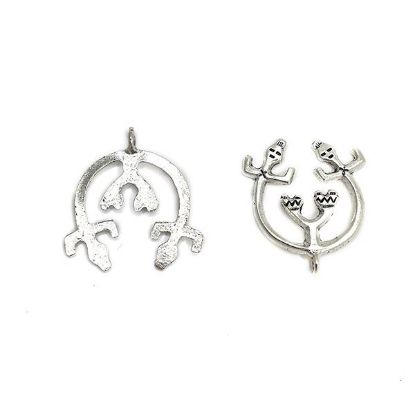 Picture of Silver Plated Pewter Naja 30mm.