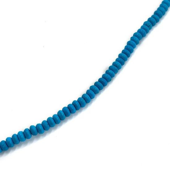 Picture of Magnasite Rondelle Dark Blue, 4mm, 16" Strand