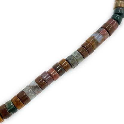 Picture of Ocean Jasper Heishi Bead 6mm 15" Strand