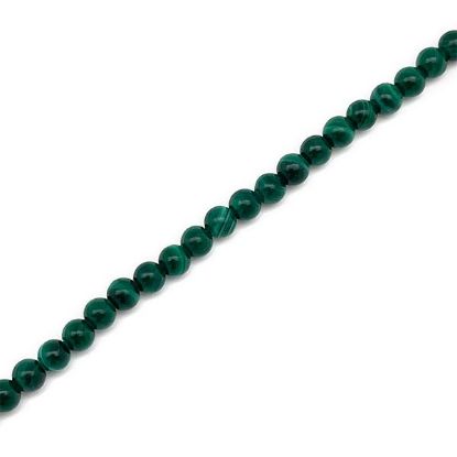 Picture of Malachite Round Bead "A" 4mm 16" Strand