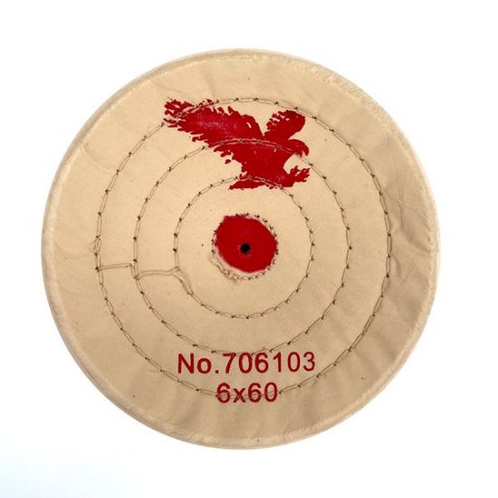 Picture of Firebird White Muslin Buffing Wheel 6"
