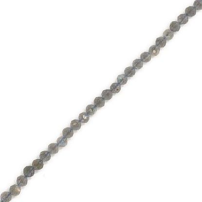 Picture of Labradorite Faceted Round Bead 3mm 16" Strand