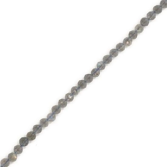 Picture of Labradorite Faceted Round Bead 3mm 16" Strand