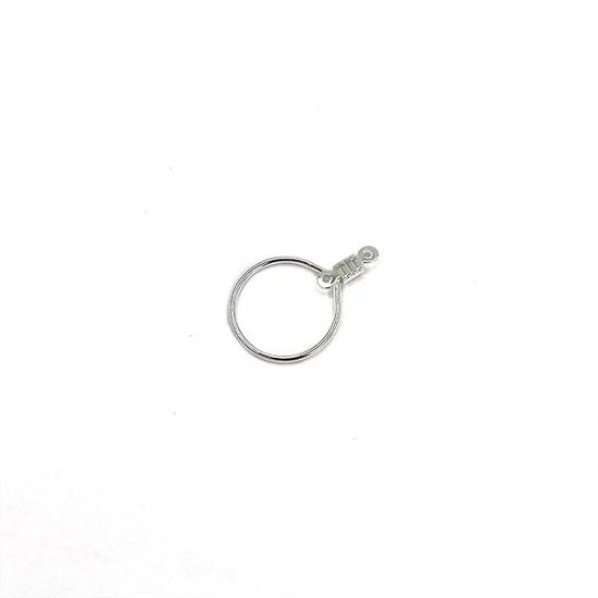 Picture of Silver Plated Ear Hoops, 16mm/>10 Pair