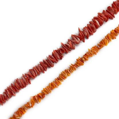 Picture of Graduated Spiny Oyster Chip Bead 24" Strand