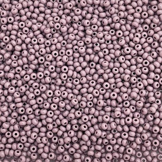 Picture of Size 11 Czech Seed Beads, Opaque Mauve, Approximately 25 Grams