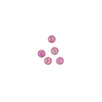 Picture of Imitation Pink Opal, Round Cabochon, 4mm #10