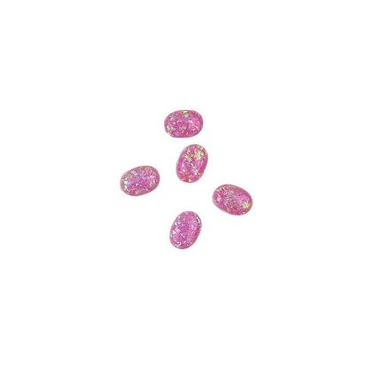Picture of Imitation Pink Opal, Round Cabochon, 5x7mm #10