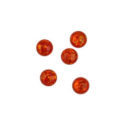 Picture of Imitation Fire Opal, Round Cabochon, 4mm