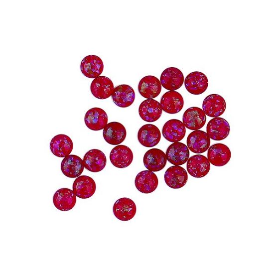 Picture of Imitation Sleepy Water Lily Opal, Round Cabochon, 4mm