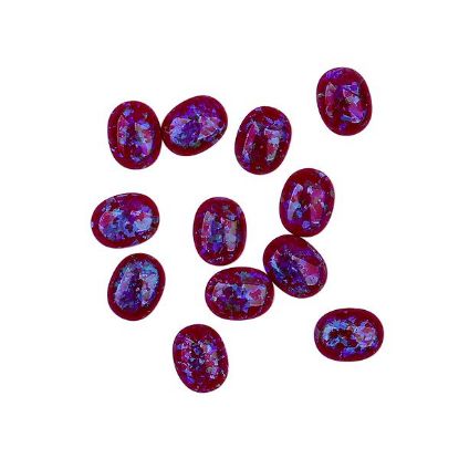 Picture of Imitation Sleepy Water Lily Opal, Oval Cabochon, 7x9mm