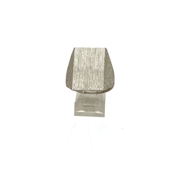 Picture of Sterling Silver Sand Cast Ring #36, 15x25mm Rectangle, Size 12