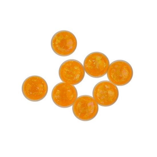Picture of Imitation Melon Opal, Round Cabochon, 5mm