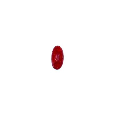 Picture of Red Spiny Oyster Cabachon 5x10mm Long Oval, No Back