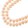 Picture of Crystal Lane 6x8mm Opaque Cream Rondelle, 2 Strand 7" Strands