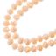 Picture of Crystal Lane 6x8mm Opaque Cream Rondelle, 2 Strand 7" Strands