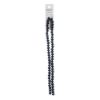 Picture of Crystal Lane 6x8mm Opaque Black Rondelle, 2 Strand 7" Strands