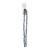 Picture of Crystal Lane 6x8mm Opaque Gunmetal Luster Rondelle, 2 Strand 7" Strands