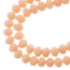 Picture of Crystal Lane 6x8mm Opaque Cream Rondelle, 2 Strand 7" Strands