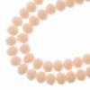 Picture of Crystal Lane 6x8mm Opaque Light Cream Rondelle, 2 Strand 7" Strands