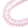 Picture of Crystal Lane 6x8mm Opaque Pink Rondelle, 2 Strand 7" Strands