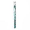 Picture of Crystal Lane 6x8mm Opaque Turquoise Blue with Half Campagne Luster Rondelle, 2 Strand 7" Strands