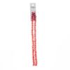 Picture of Crystal Lane 6x8mm Transparent Red Aurora Borealis Rondelle, 2 Strand 7" Strands