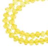 Picture of Crystal Lane 6x8mm Transparent Yellow Rondelle, 2 Strand 7" Strands