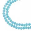 Picture of Crystal Lane 3x4mm Opaque Blue Rondelle, 2 Strand 7" Strands