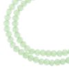 Picture of Crystal Lane 3x4mm Opaque Light Green Rondelle, 2 Strand 7" Strands