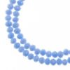 Picture of Crystal Lane 3x4mm Opaque Periwinkle Rondelle, 2 Strand 7" Strands