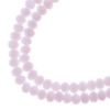 Picture of Crystal Lane 3x4mm Opaque Pink Rondelle, 2 Strand 7" Strands