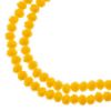 Picture of Crystal Lane 3x4mm Opaque Yellow, 2 Strand 7" Strands