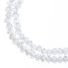 Picture of Crystal Lane 3x4mm Transparent Crystal Aurora Borealis Rondelle, 2 Strand 7" Strands